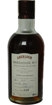 Aberlour 1989 Warehouse No. 1