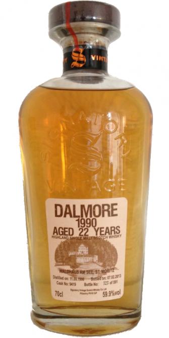 Dalmore 1990 SV Cask Strength Collection #9419 Waldhaus am See St. Moritz 59.9% 700ml