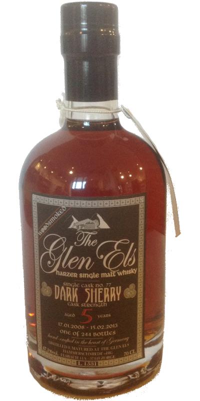 Glen Els 2008 Woodsmoked Dark Sherry #77 47.1% 700ml