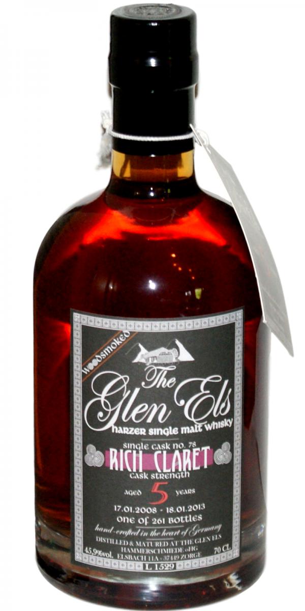 Glen Els 2008 Woodsmoked Rich Claret #78 45.9% 700ml