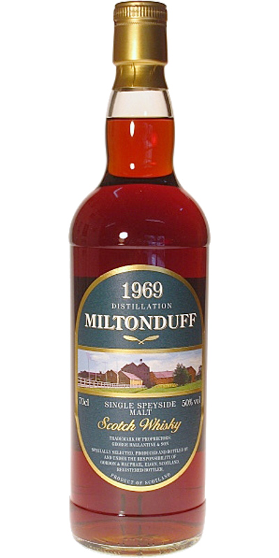 Miltonduff 1969 GM Rare Vintage First Fill Sherry Butt #15293 Japan Import System 50% 700ml