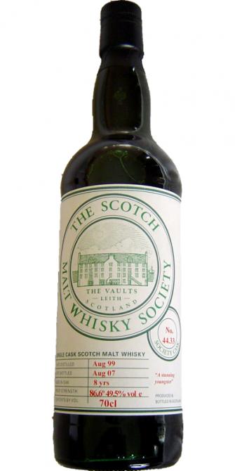 Craigellachie 1999 SMWS 44.33 A Stunning Youngster 44.33 49.5% 700ml