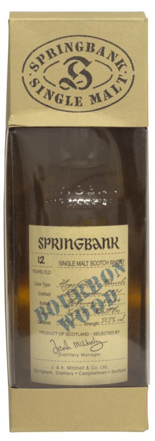 Springbank 1991 Bourbon