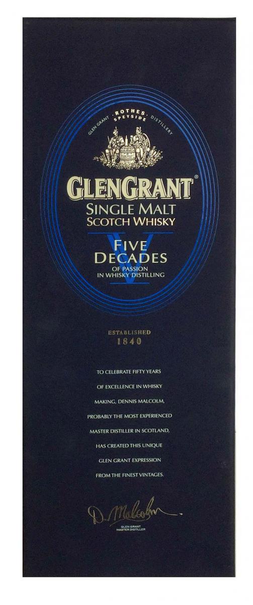 Glen Grant Five Decades