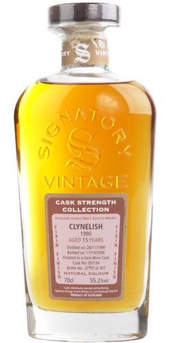 Clynelish 1990 SV Cask Strength Collection Fixin Wine cask 05/134 55.2% 700ml