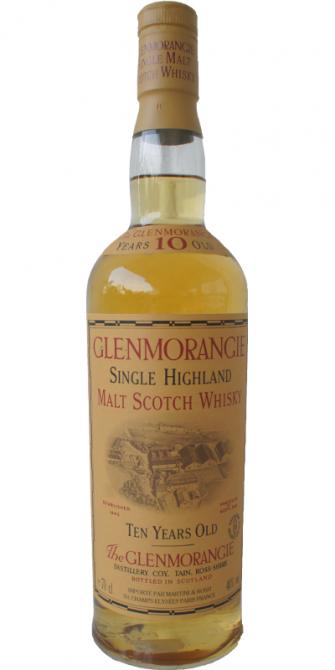 Glenmorangie 10yo Importe par Martini & Rossi 40% 700ml