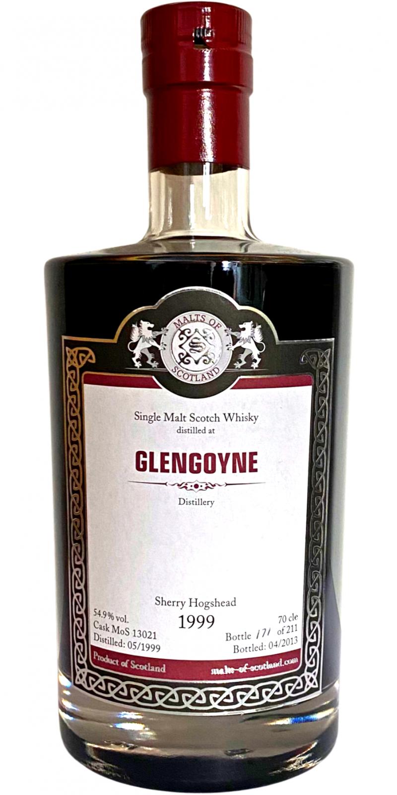Glengoyne 1999 MoS Sherry Hogshead 54.9% 700ml