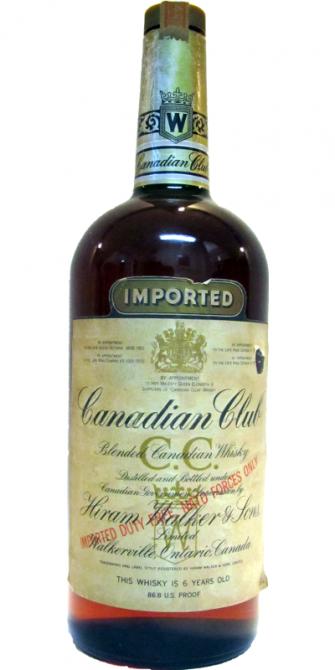 Canadian Club 1968 Imported