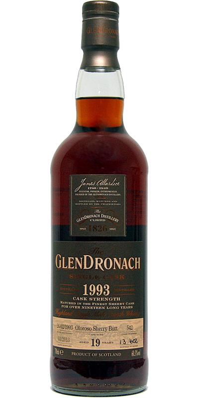 Glendronach 1993 Single Cask Oloroso Sherry Butt #542 Taiwan Exclusive 60.3% 700ml