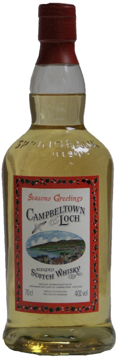 Campbeltown Loch Seasons Greetings SpD Christmas 2011 40% 700ml