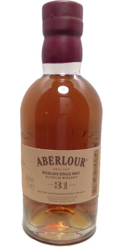 Aberlour 1975 Aelia Duty Free shops France Bourbon #4581 48.9% 700ml