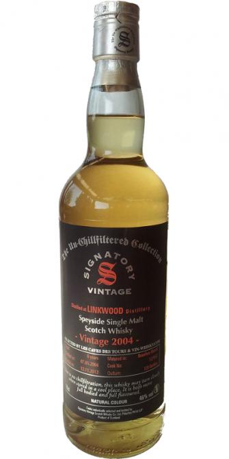 Linkwood 2004 SV The Un-Chillfiltered Collection Bourbon Barrel 12 952 for Les caves des Tours & wine-whisky.com 46% 700ml