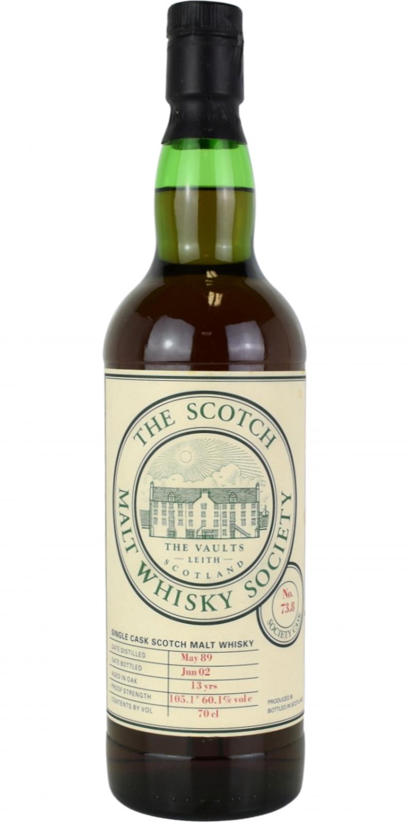 Aultmore 1989 SMWS 73.8 Sherry Butt 73.8 60.1% 700ml