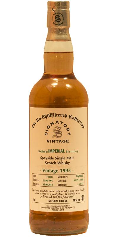 Imperial 1995 SV The Un-Chillfiltered Collection 50129 + 30 46% 700ml