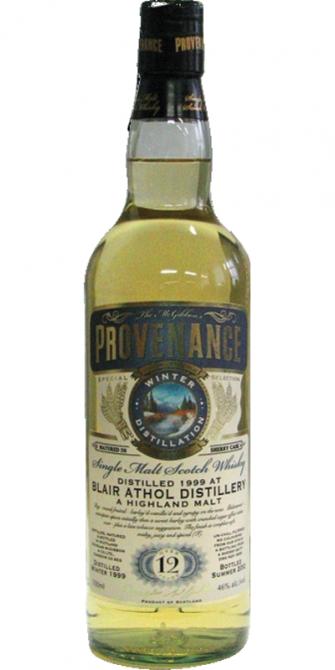 Blair Athol 1999 McG McGibbon's Provenance Refill Sherry Butt DMG 8865 46% 700ml