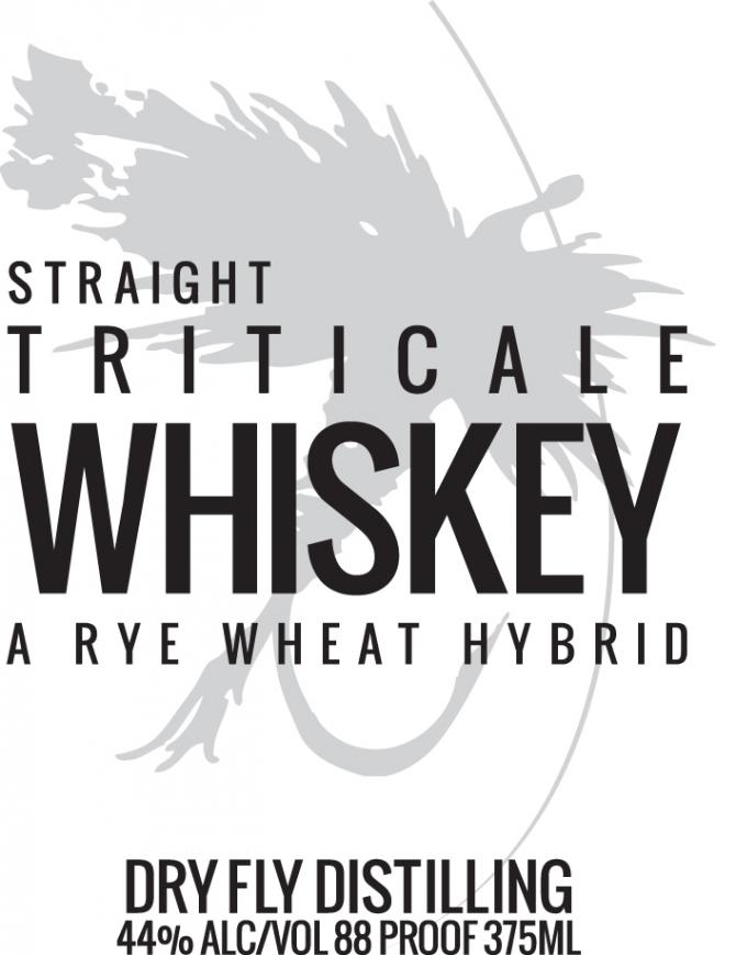 Dry Fly Straight Triticale Whisky Creel Collection 44% 375ml