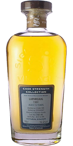 Laphroaig 1991 SV Cask Strength Collection Bourbon Barrels 6985 + 6986 52.2% 700ml