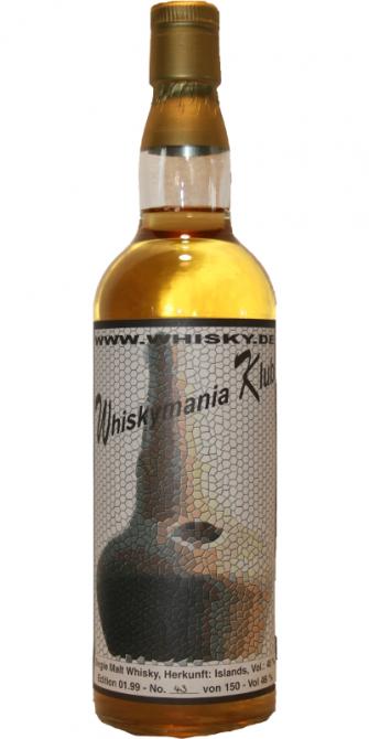 Whiskymania Klub Islands Wm.de Edition 01/99 46% 750ml