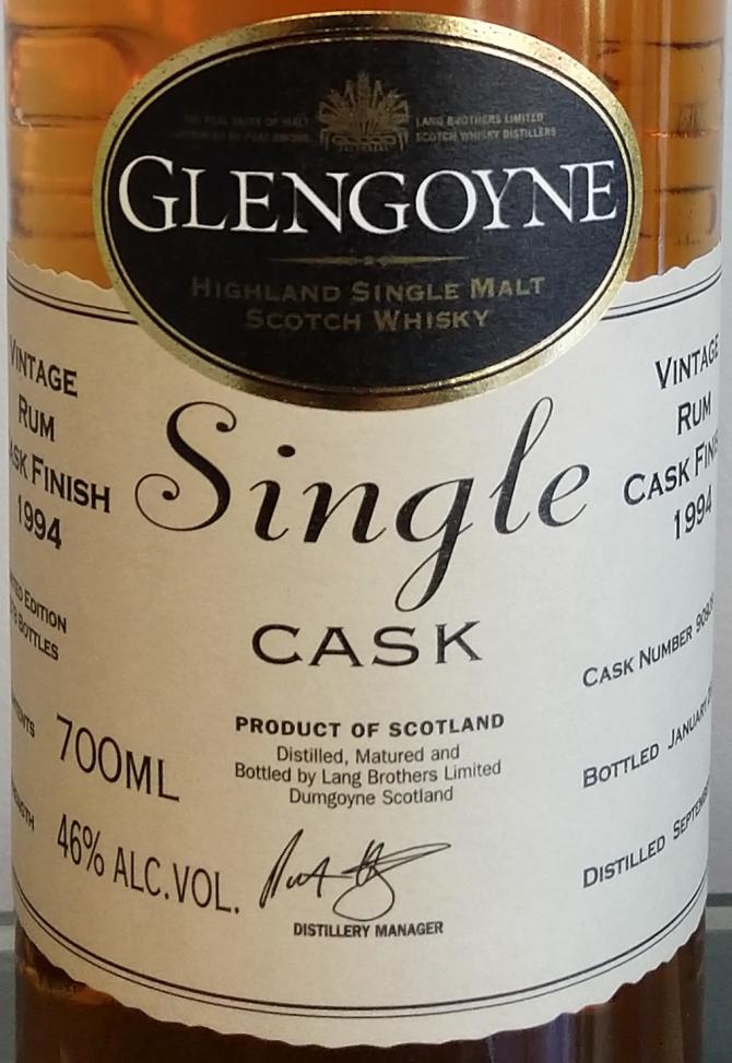 Glengoyne 1994 Rum Finish #90939 46% 700ml
