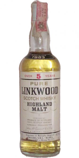 Linkwood 1983 McE Pure Scotch Whisky 40% 750ml