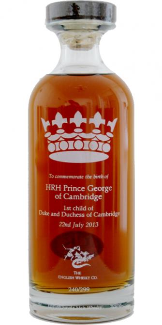 The English Whisky HRH Prince George of Cambridge