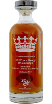 The English Whisky HRH Prince George of Cambridge