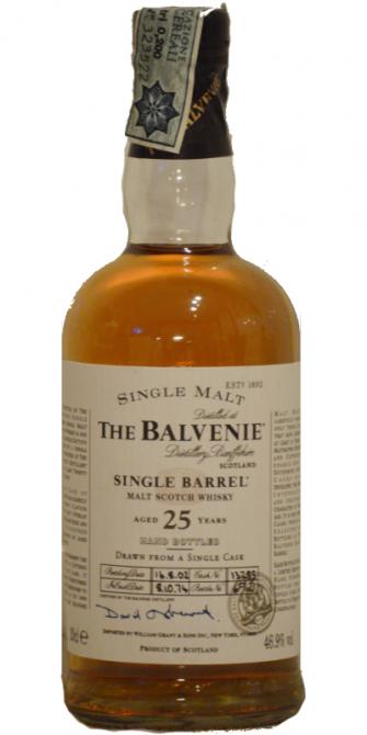 balvenie 25 single barrel 1974