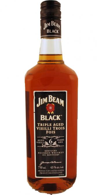 Jim Beam 6yo Black Triple Aged aged Trois Fois 43% 750ml