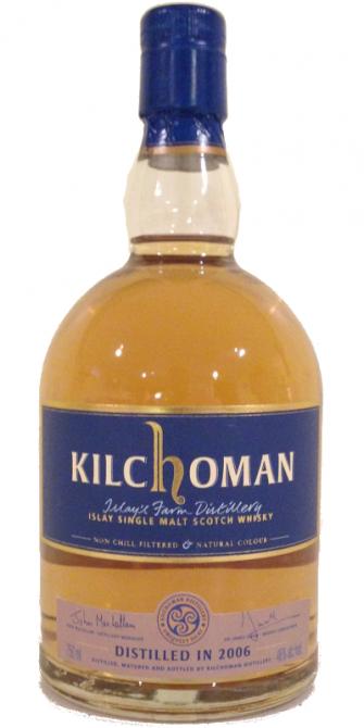Kilchoman 2006 Vintage Release 1st Fill & Refill Bourbon Barrels 80% 750ml