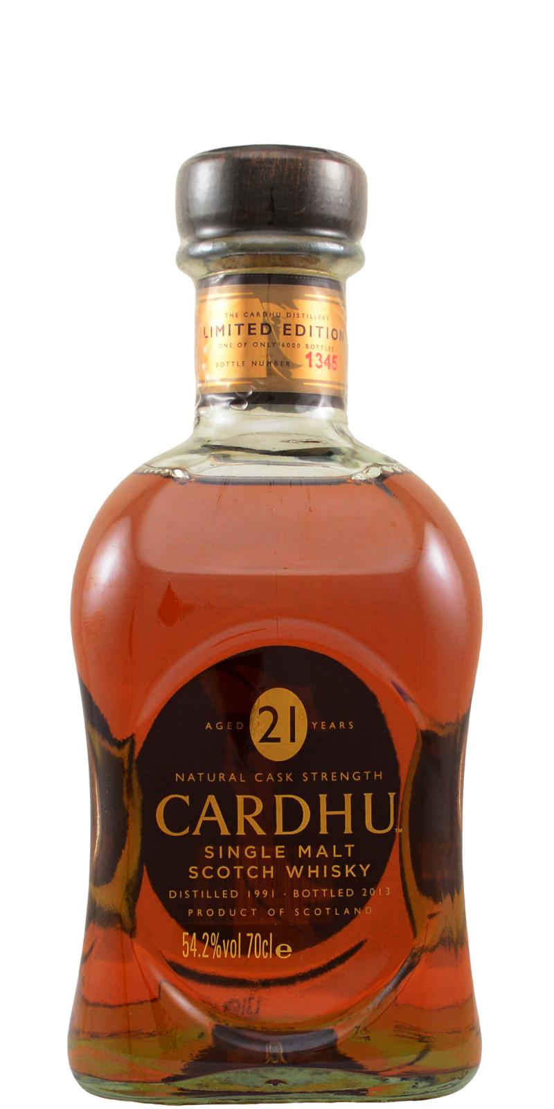 Cardhu 21-year-old - Ratings and reviews - Whiskybase