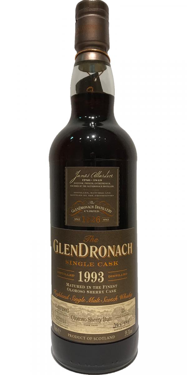 Glendronach 1993 Single Cask Oloroso Sherry Butt #25 China Exclusive 59.3% 700ml