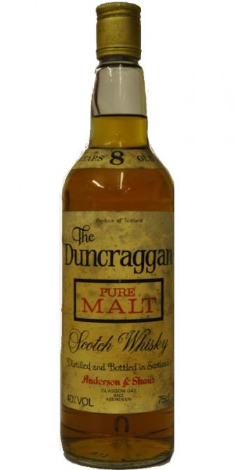 The Duncraggan 8yo Pure Malt 40% 750ml
