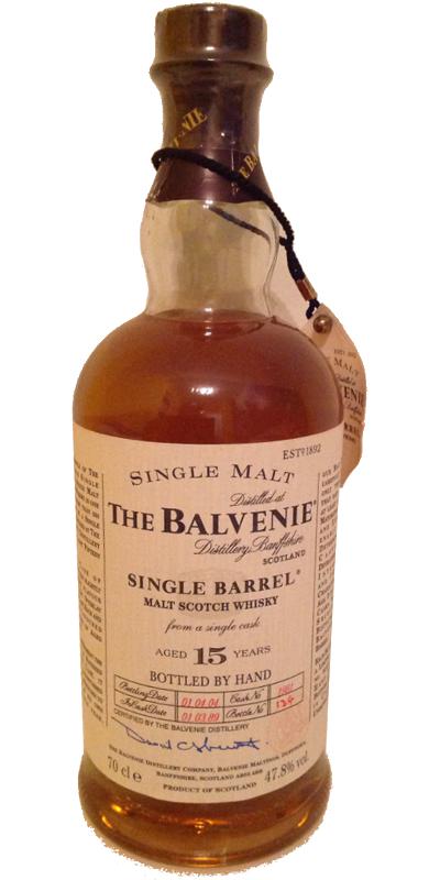 Balvenie 15yo Single Barrel #1981 47.8% 700ml