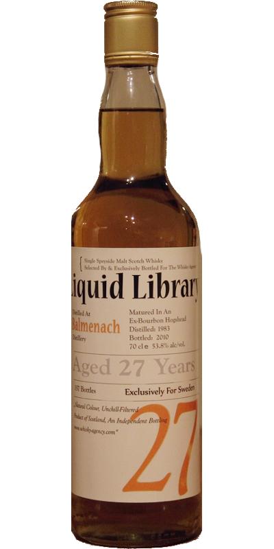 Balmenach 1983 TWA Liquid Library Ex-Bourbon Hogshead 53.8% 700ml