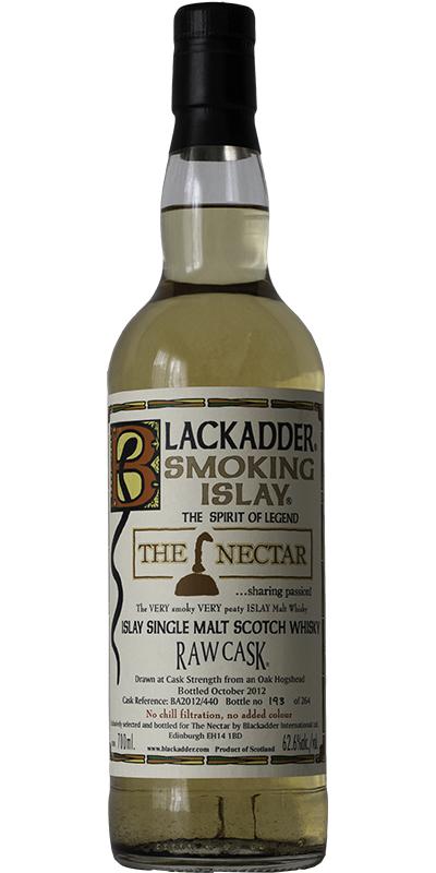 Smoking Islay Bottled 2012 BA Raw Cask Oak Hogshead The Nectar 62.6% 700ml