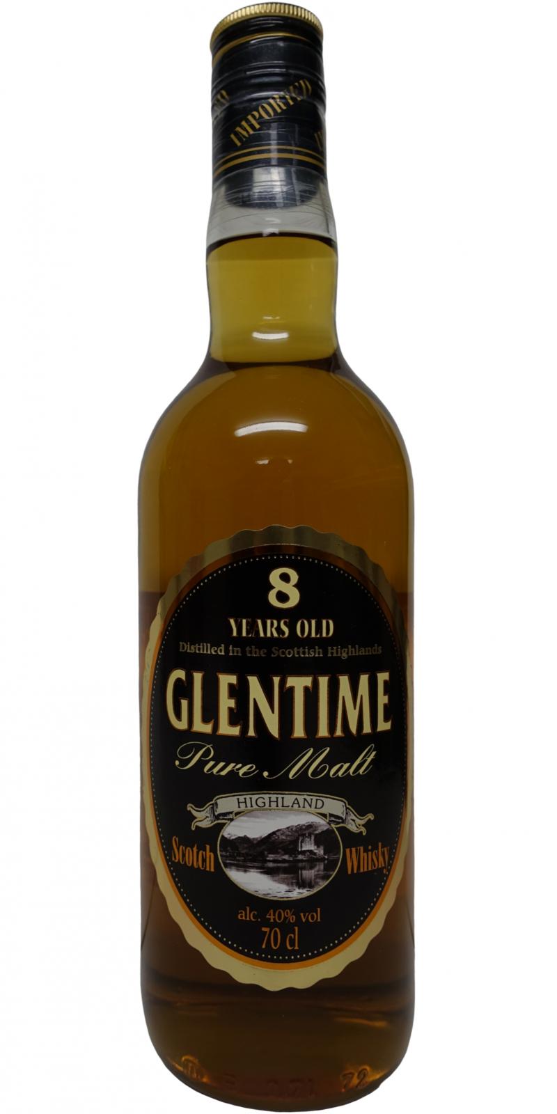 Glentime 8yo Pure Malt Highland 40% 700ml