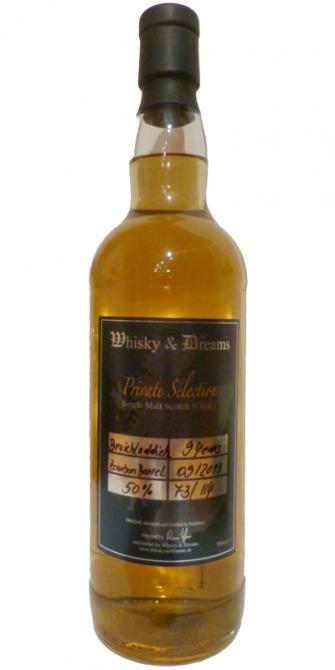 Bruichladdich 9yo W&D Private Selection #4 Bourbon Barrel 50% 700ml