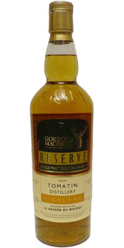 Tomatin 2001 GM Reserve 1st Fill Bourbon Barrel #3141 LMDW 46% 700ml