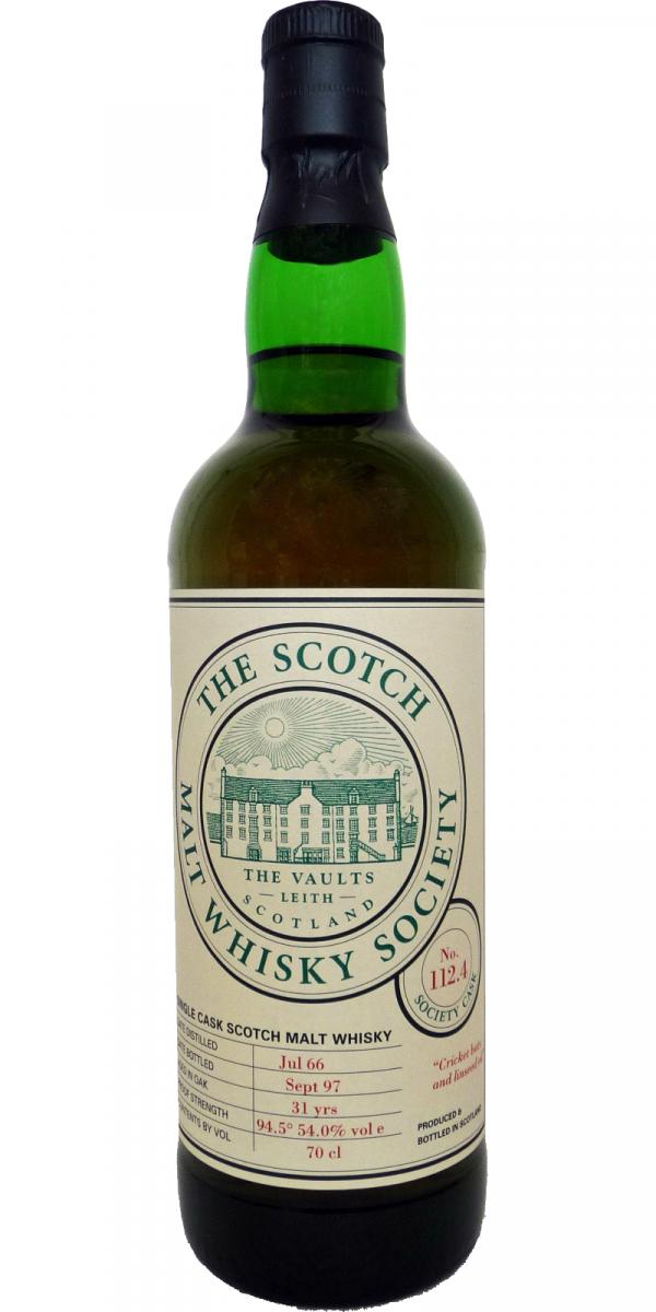 Inchmurrin 1966 SMWS 112.4 Cricket bats and linseed oil 54% 700ml