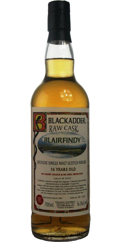 Blairfindy 1997 BA Raw Cask Oak Hogshead BF 2013-2 56.2% 700ml