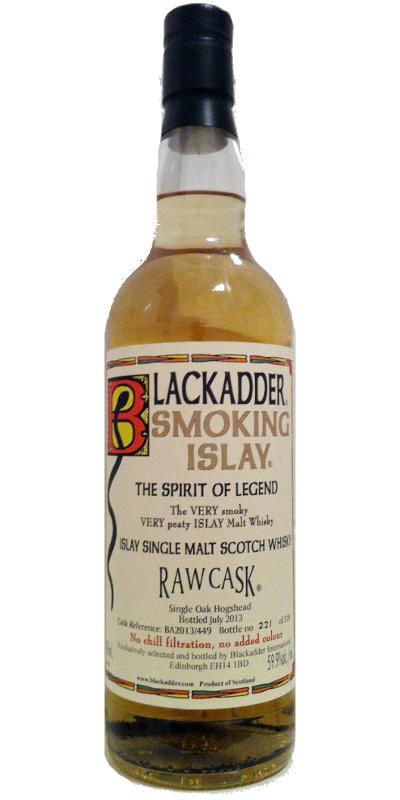 Smoking Islay Bottled 2013 BA Raw Cask Oak Hogshead 59.9% 700ml