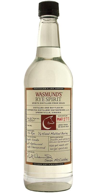 Wasmund's Rye Spirit