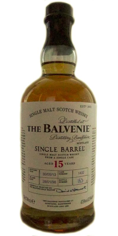 Balvenie 15yo Single Barrel #1432 47.8% 700ml