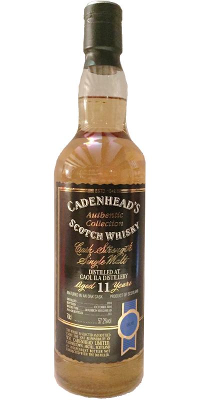 Caol Ila 1993 CA Authentic Collection Bourbon Hogshead 57.2% 700ml