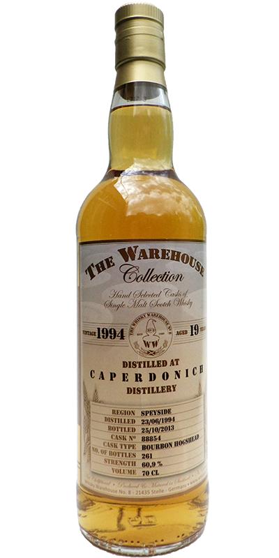 Caperdonich 1994 WW8 The Warehouse Collection Bourbon Hogshead #88854 60.9% 700ml