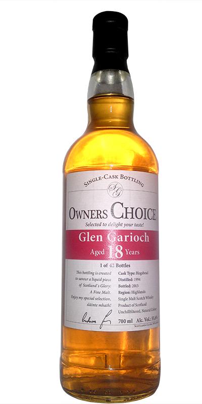 Glen Garioch 1994 SG Owners Choice 55.6% 700ml