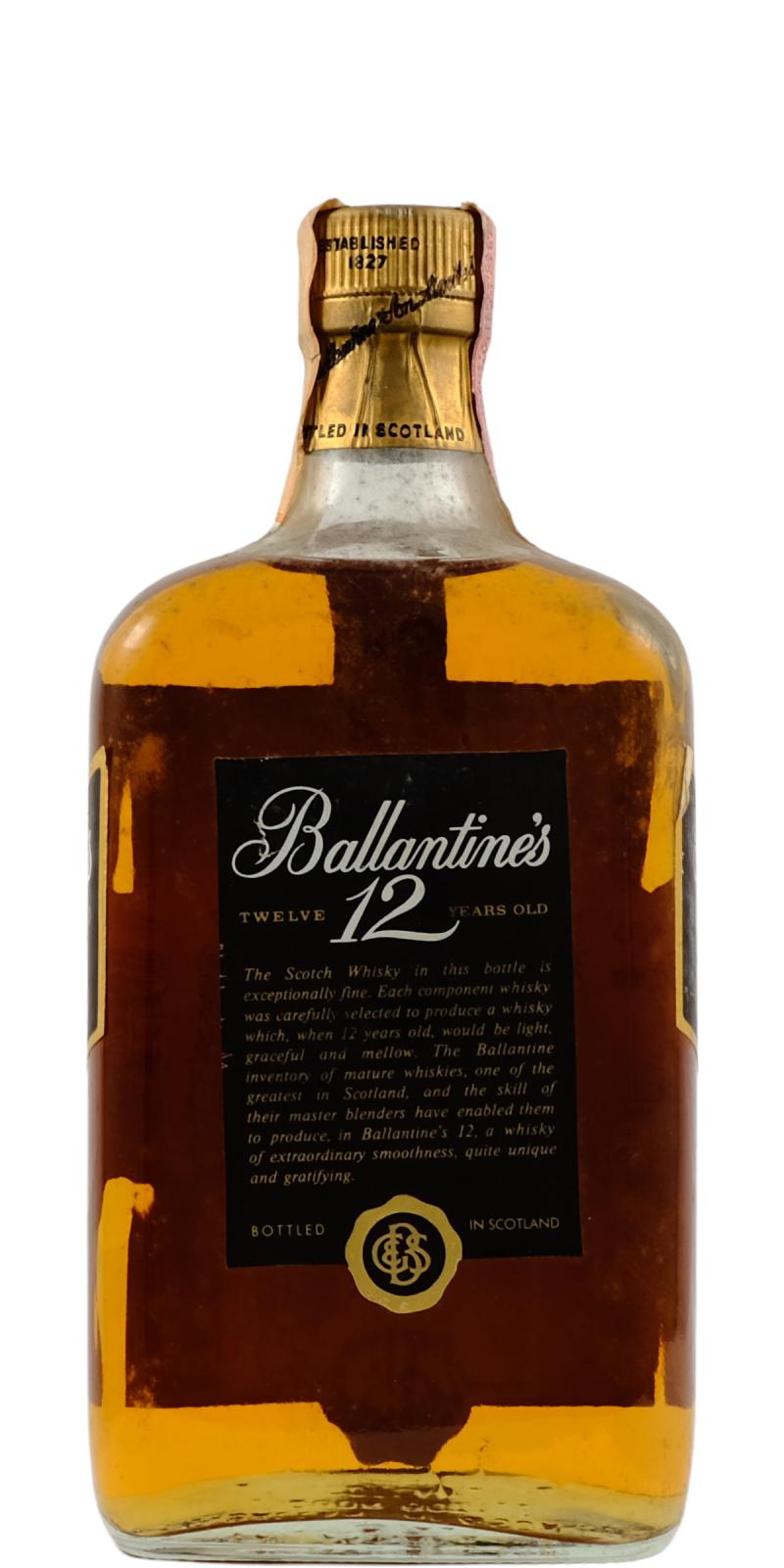 Ballantine's 12-year-old - Ratings and reviews - Whiskybase