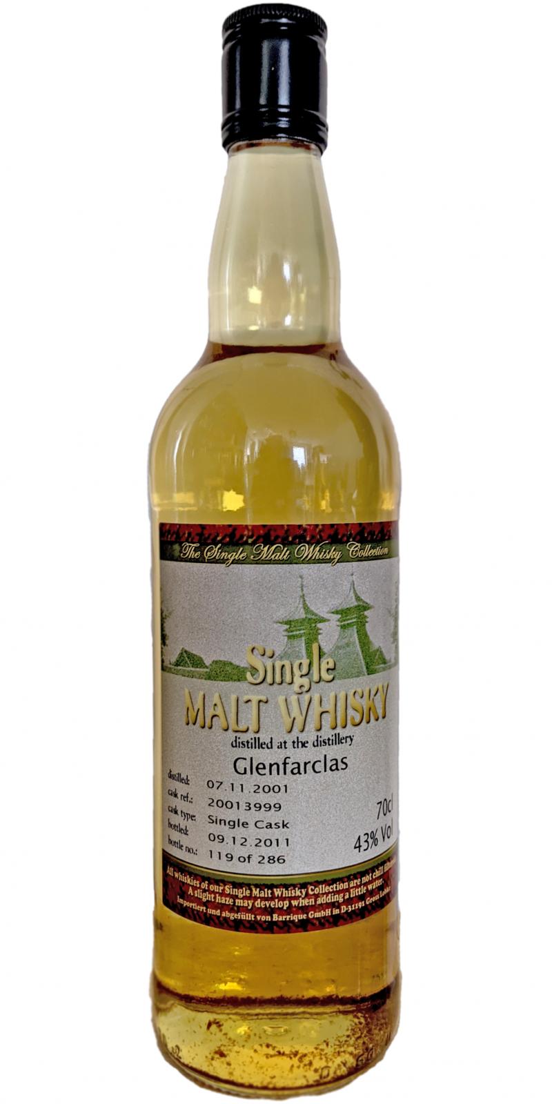 Glenfarclas 2001 Bq The Single Malt Whisky Collection 20013999 43% 700ml