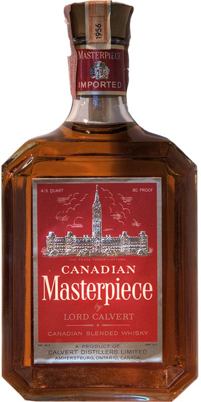 Lord Calvert Canadian Masterpiece Canadian Blended Whisky 40% 750ml