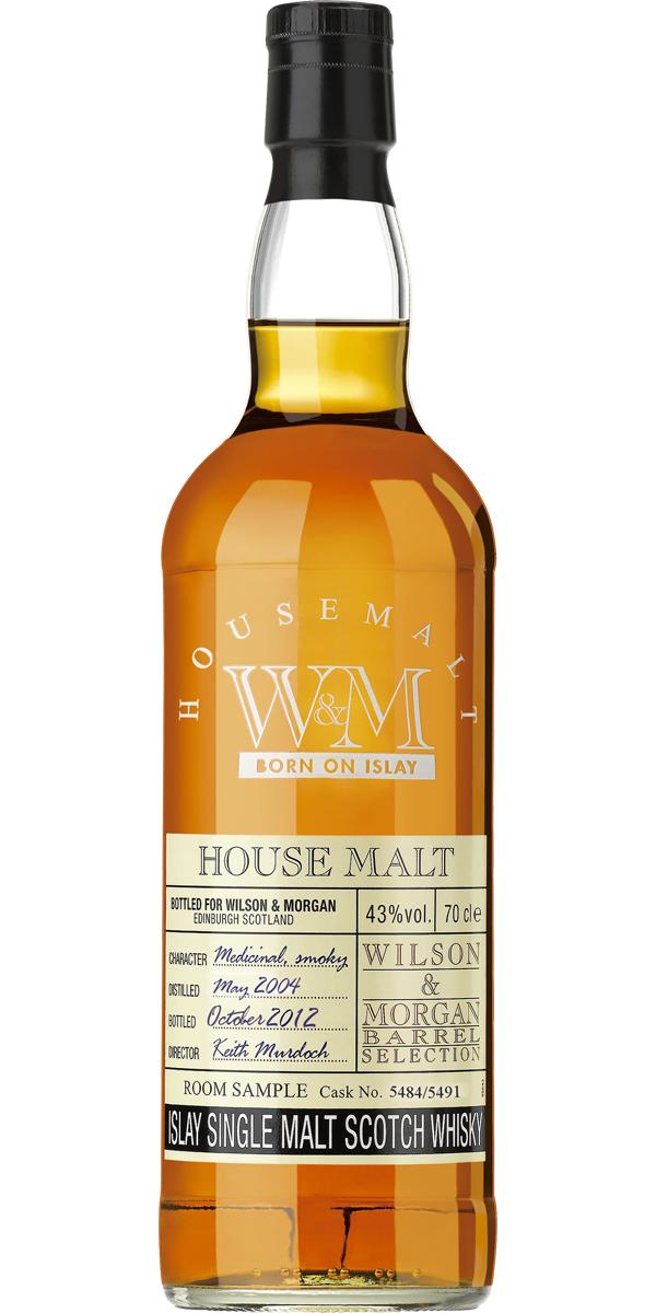 House Malt 2004 WM Barrel Selection Born on Islay 5484 5491 43% 700ml